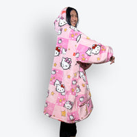 Beeonlyme Hello Kitty Oversized Blanket Hoodie