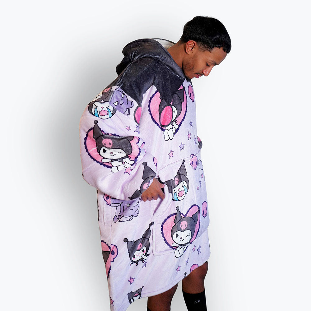 Beeonlyme Kuromi Oversized Blanket Hoodie