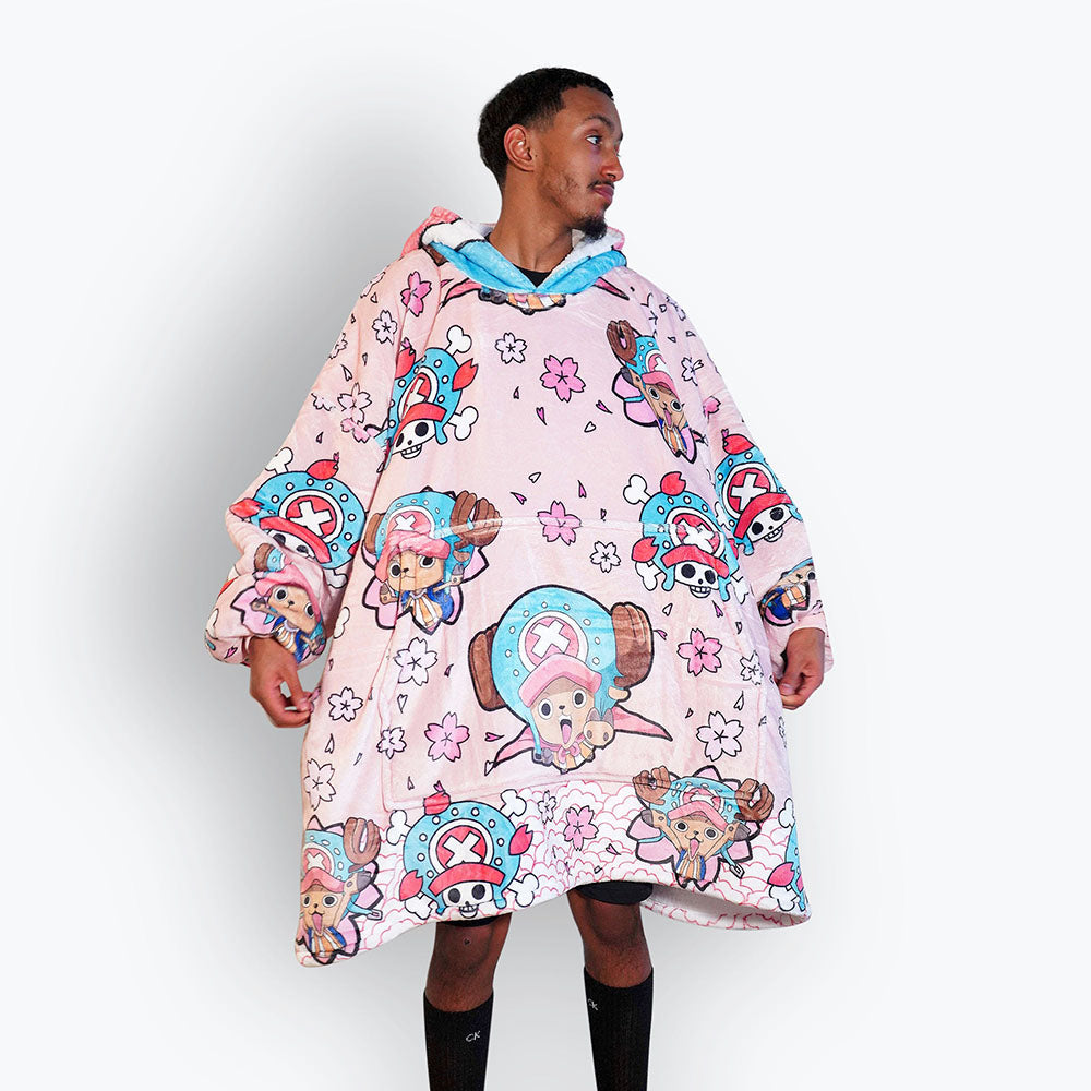 Beeonlyme Tony Tony Chopper One Piece Oversized Blanket Hoodie