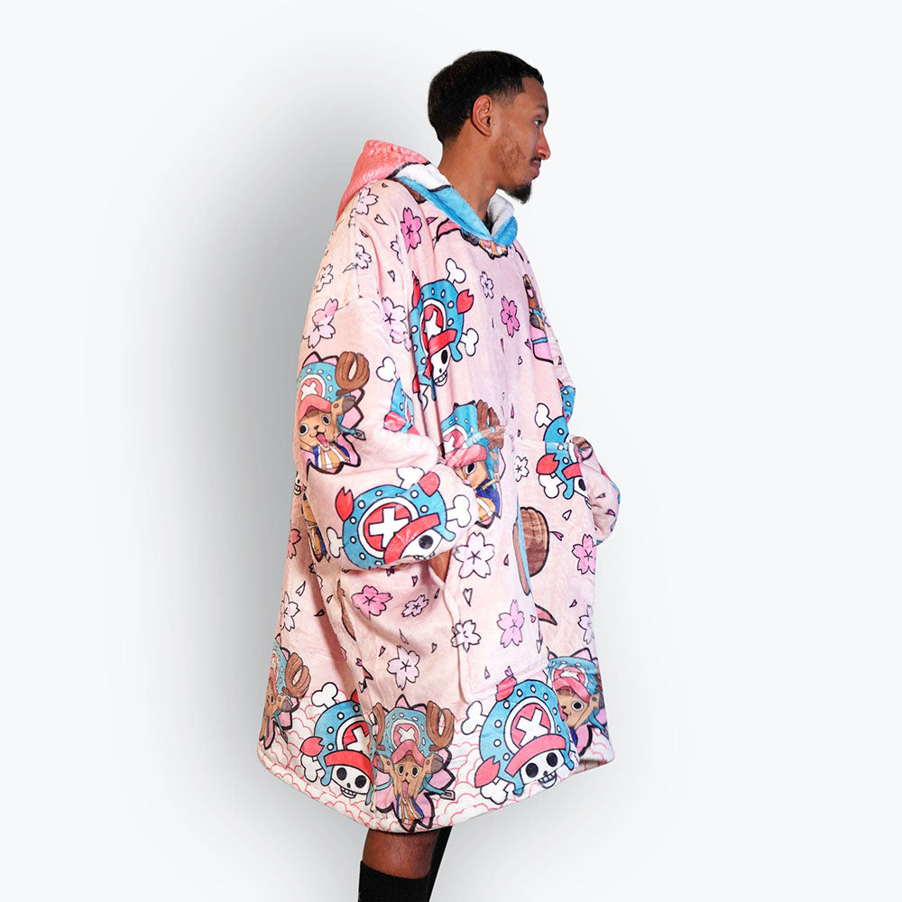 Beeonlyme Tony Tony Chopper One Piece Oversized Blanket Hoodie