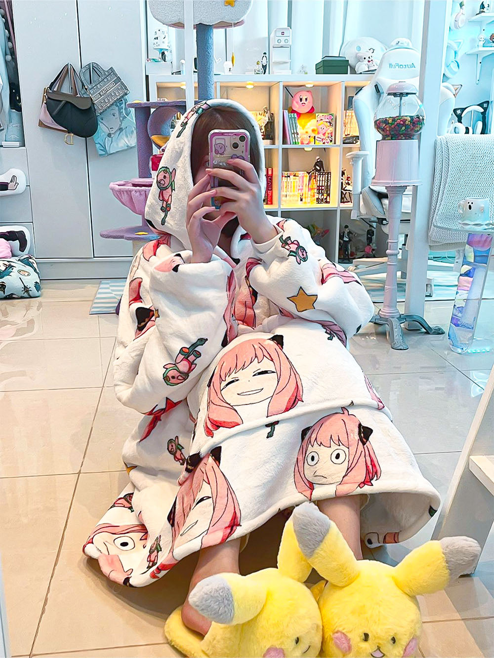 Beeonlyme Waku Waku Oversized Blanket Hoodie