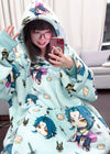 Beeonlyme Xiao Genshin Impact Oversized Blanket Hoodie