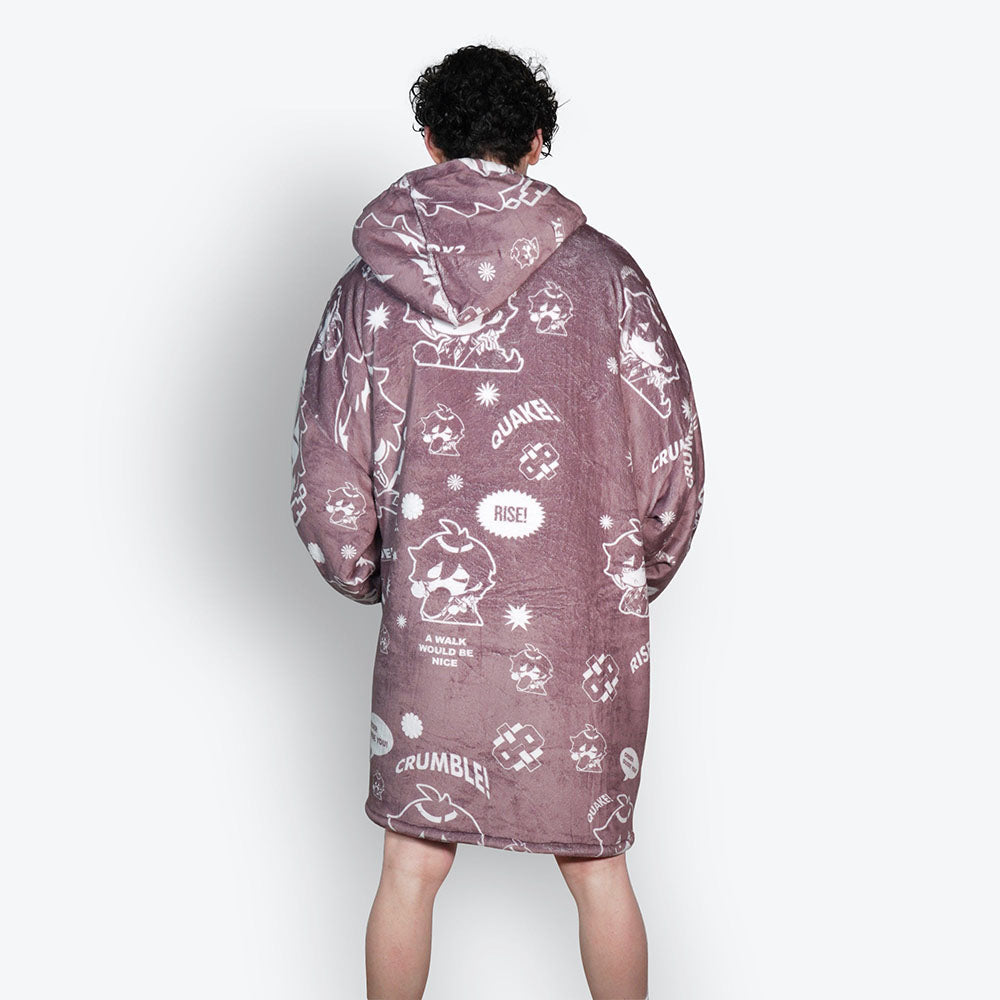 Beeonlyme Zhongli Genshin Impact Oversized Blanket Hoodie