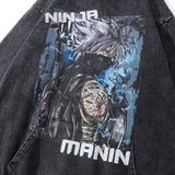 "Ninja Manin" Vintage Washed Hoodie