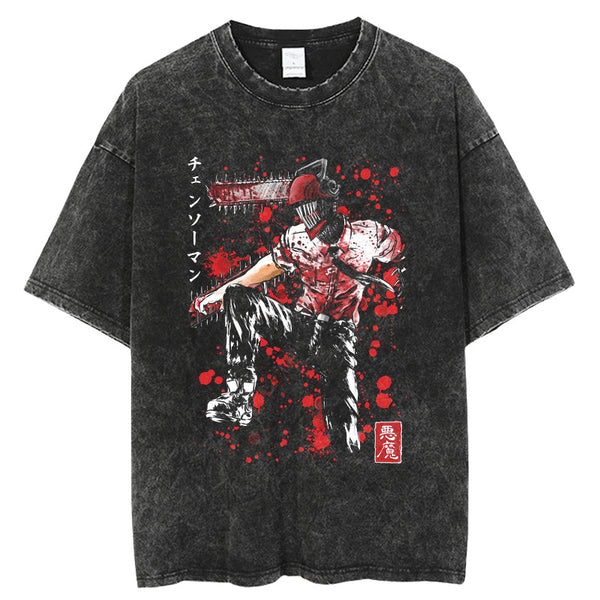 Denji Blood Vintage T-Shirt